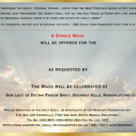 Mass Card